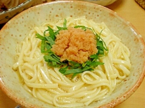 明太かま玉うどん♪